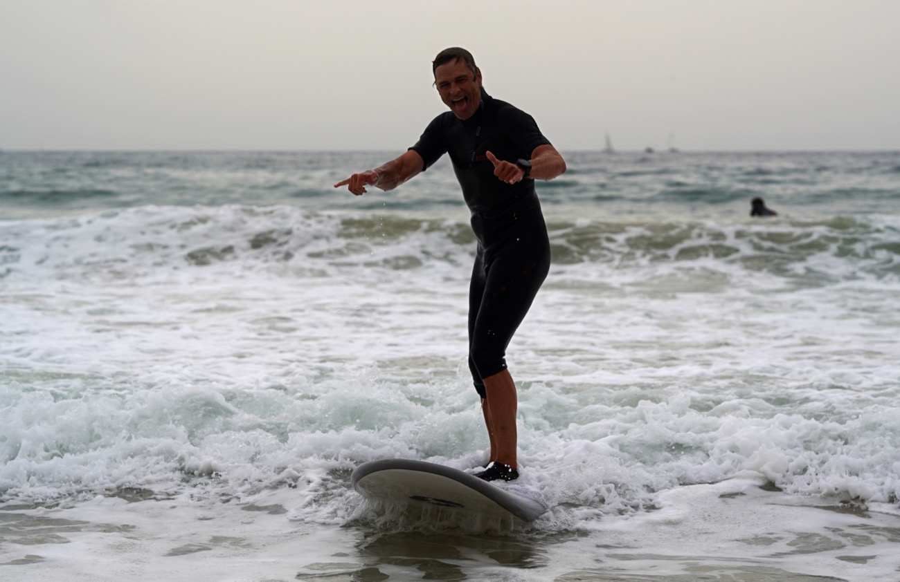 Surfing a wave